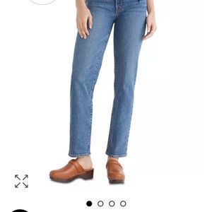 Excellent condition, worn once, Madewell Perfect Vintage Straight Jeans size 28